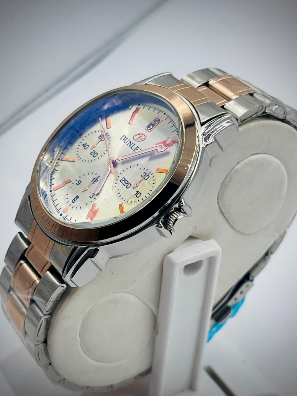DUNLEX Watch For Men's Water resistant & Steel Back