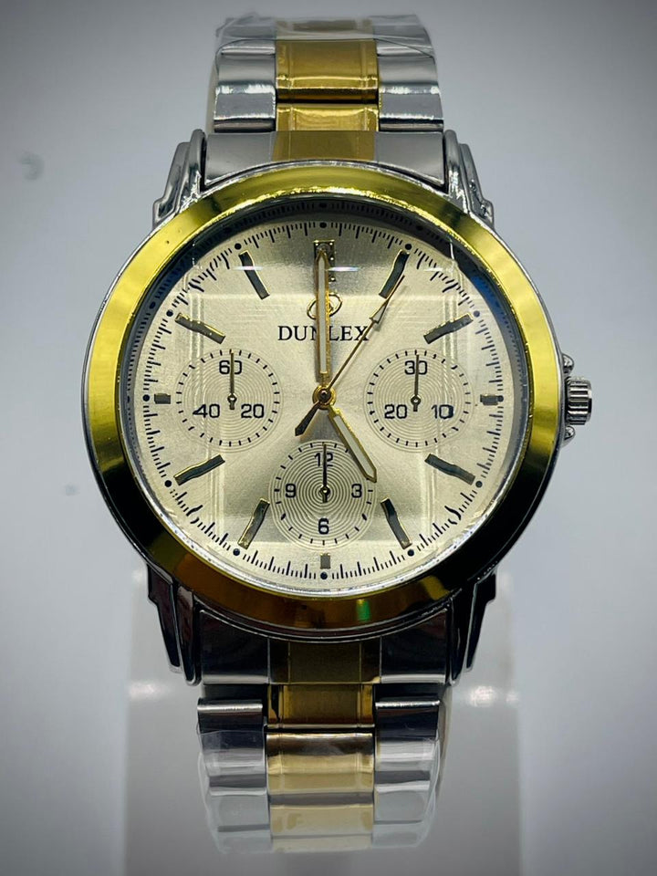 DUNLEX Watch For Men's Water resistant & Steel Back