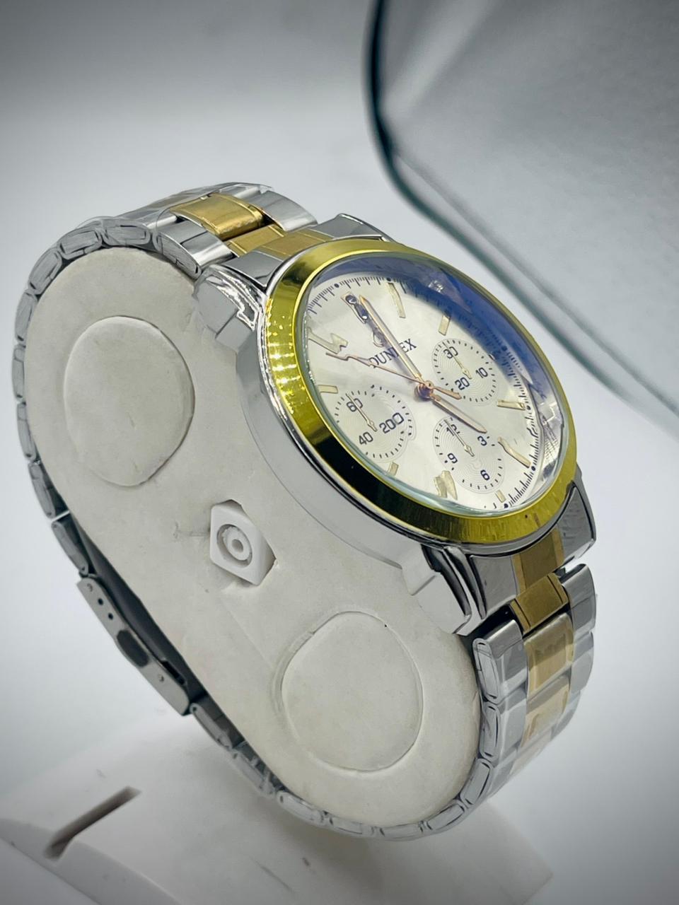 DUNLEX Watch For Men's Water resistant & Steel Back